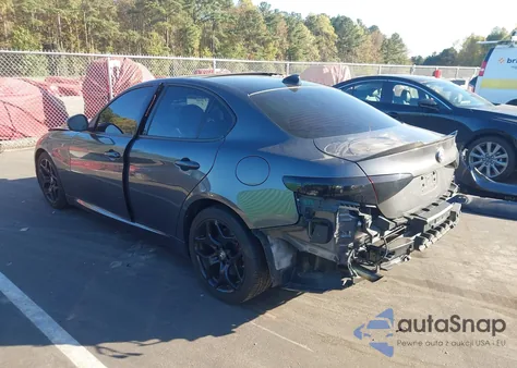 2022 Alfa Romeo Giulia Ti Rwd из США, поврежденный, VIN ZARFAMBN4N7656522